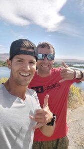 Running with Kyle Woelber in Brewster Wa