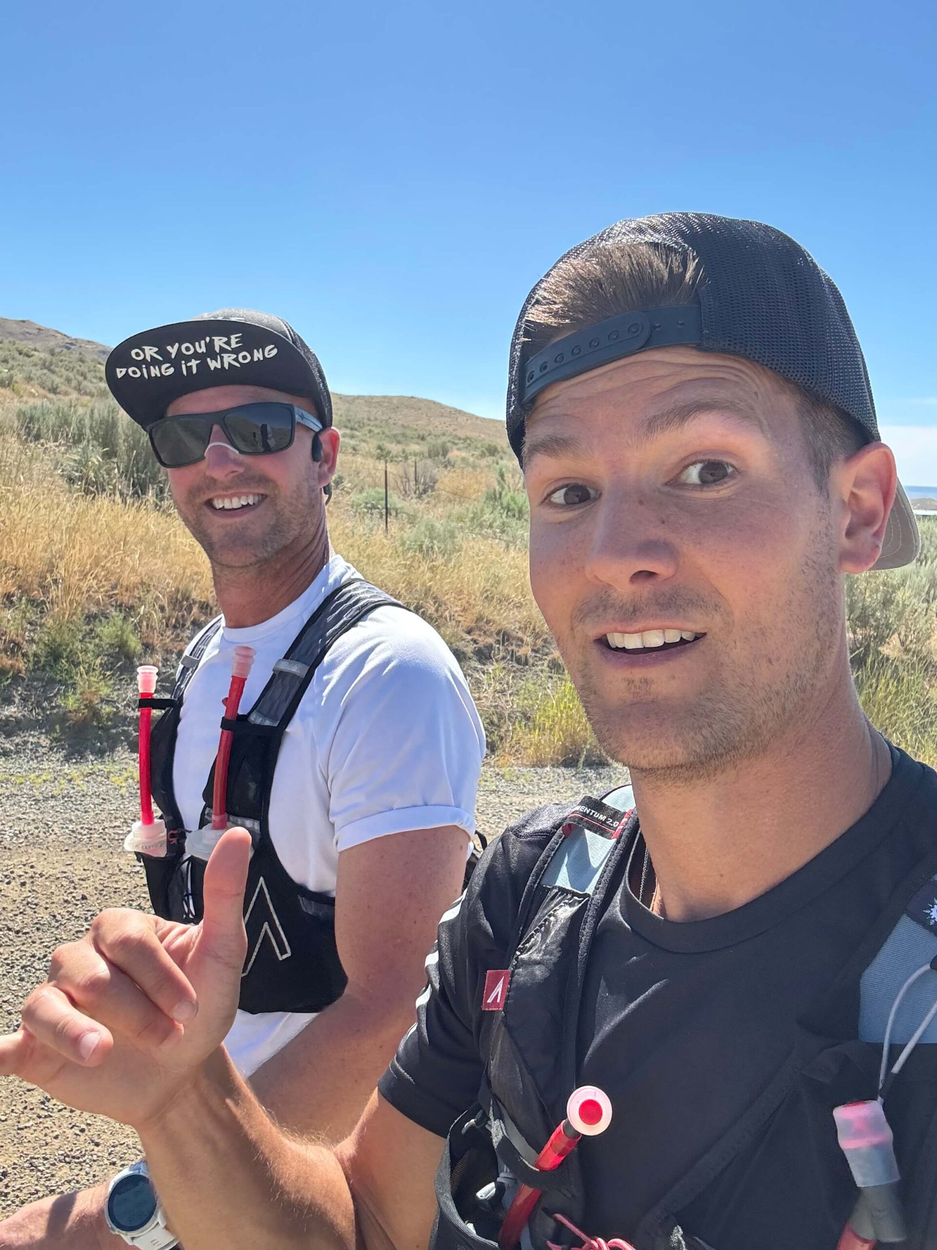20 mile training run this week with my running buddy Chris Sandberg.